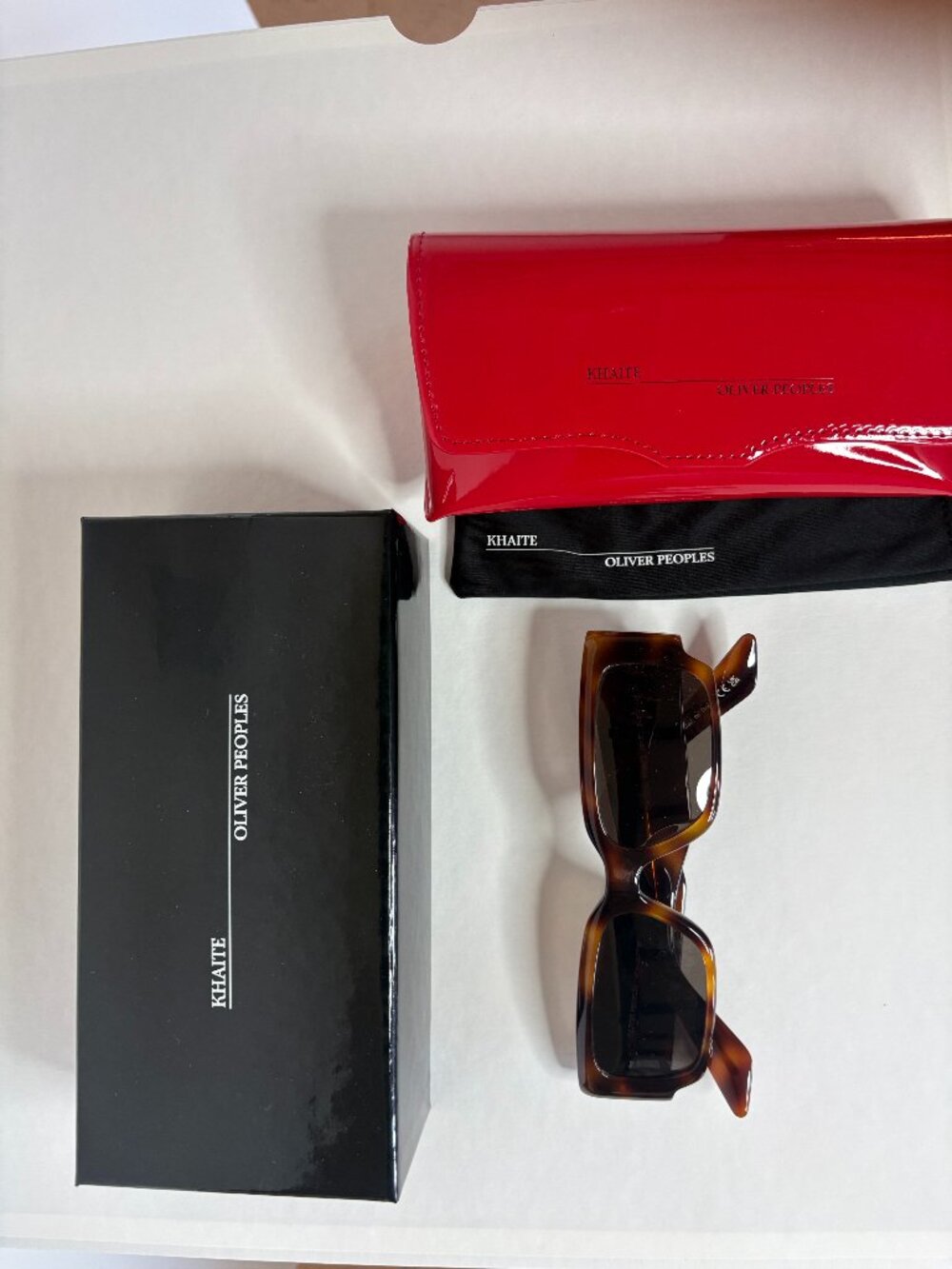 Khaite x Oliver Peoples 1995C rectangular sunglasses - Picture 4 of 16